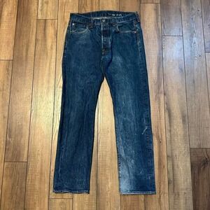 Levi's 501 Jeans Men's 33 x 32 Straight Leg Dark Wash
